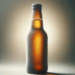 DALL·E 2023-12-23 10.41.44 - A photo that captures the condensation effect in beer photography. The image shows a cold, frosty beer bottle with droplets of condensation running do.png